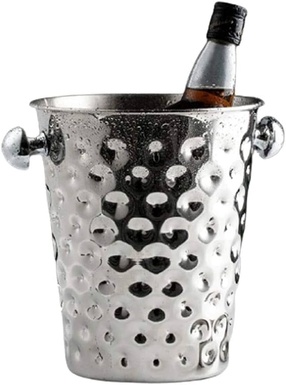 Ice Bucket (Hammered) S/Steel