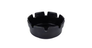 Ashtray 4 1/4" x 1 3/4" (Black) (Single) 