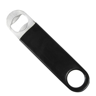 Bottle Opener Flat (Black) (Single)