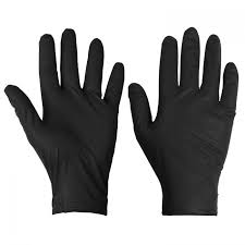 (Small) Nitrile Black Gloves Disposable Powder-Free BX-100