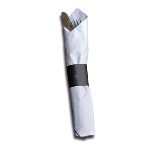 Napkin Band Paper (Black)