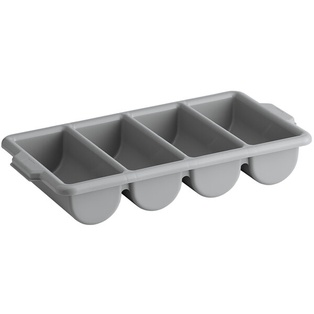 Cutlery Box (4 Compartment) (Grey)