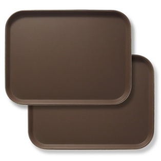 Serving Tray (Rectangular) (Brown)