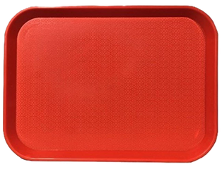 Serving Tray (Rectangular) (Red)