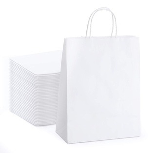 Paper Handle Bags Large (11”x 6”x11”) White