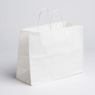 Paper Handle Bags X/Large (11”x8.5”x11”) White