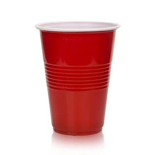 Plastic Solo Cups 16 oz. Red