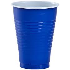 Plastic Cups 16 oz. (Blue) pk-50