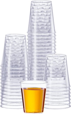 Plastic Shot Cups 1oz. Plastic (Clear)