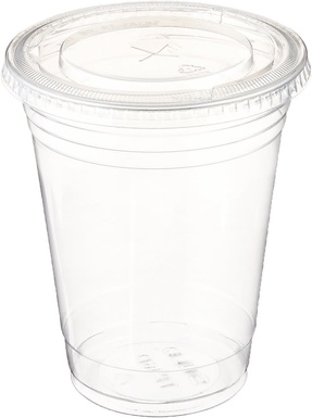 Flat Lids & Cups 12oz 100pcs