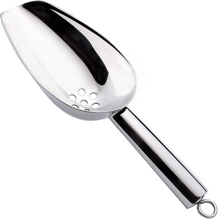 Ice Scoop Perforated (Stainless Steel) Large