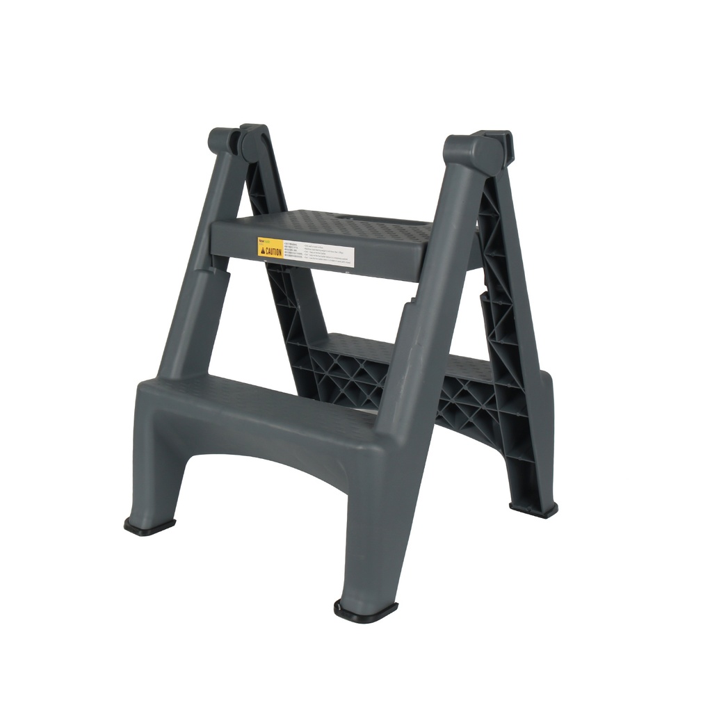 330lb Foot Ladder (Gray) | Bar Basics